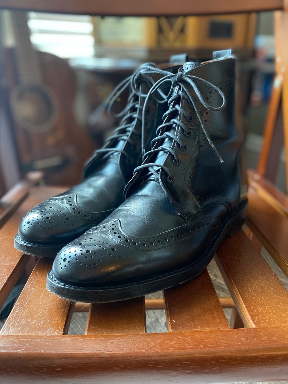 Allen Edmonds Dalton Black 7D